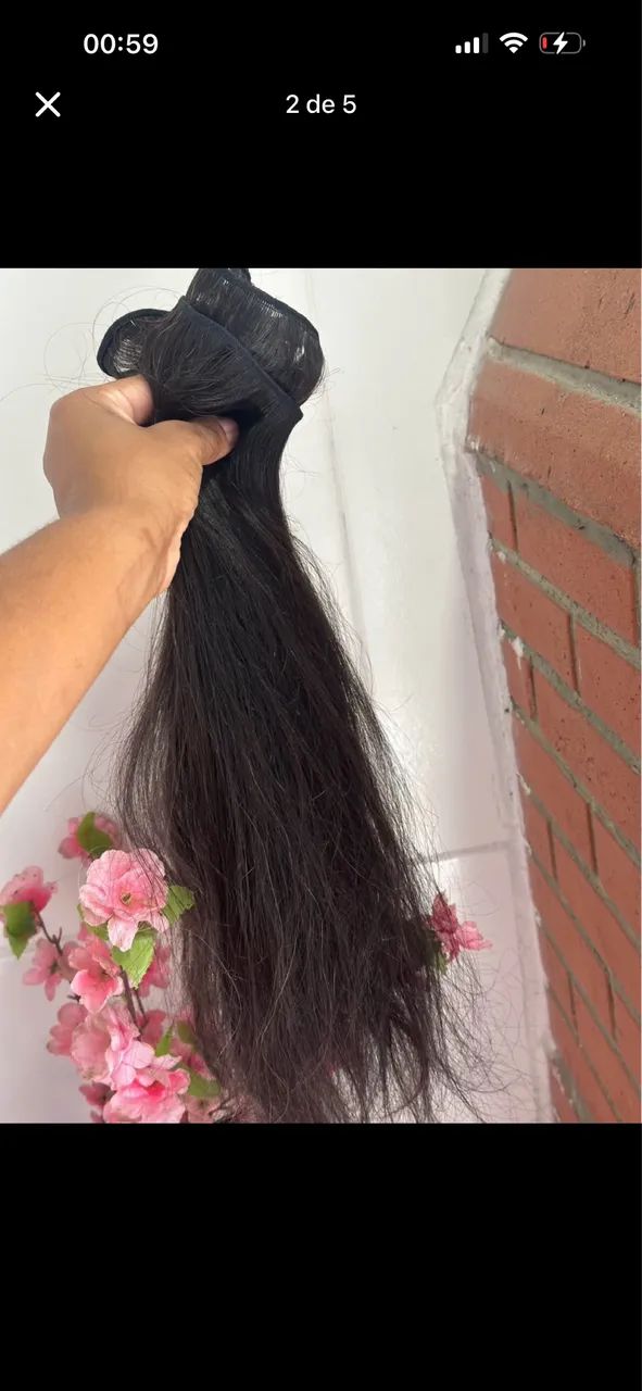 Cabelo indiano 100% humano já na tela  - Foto 5