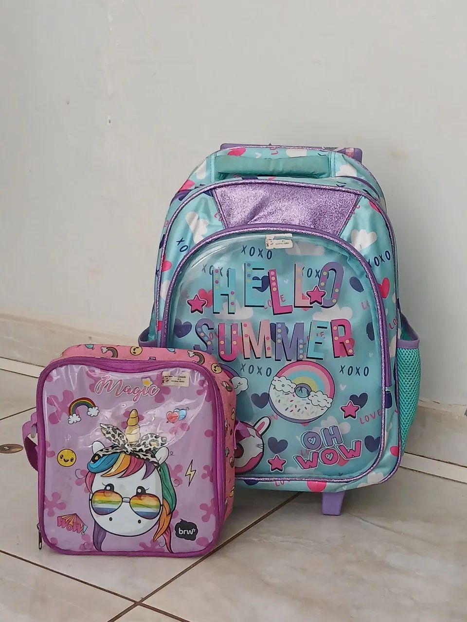 Mochila infantil com lancheira - Foto 2
