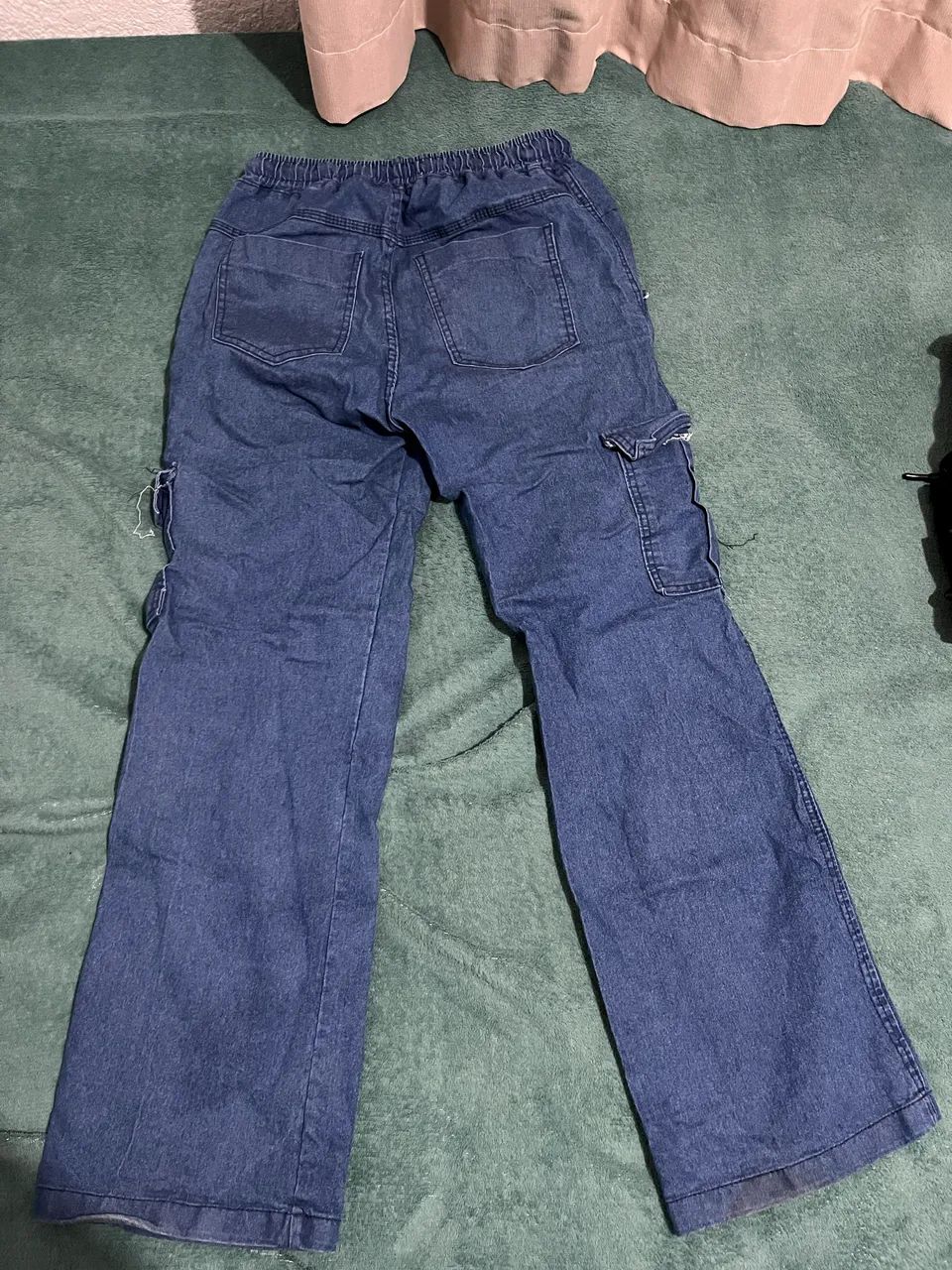 Calça cargo jeans  - Foto 2