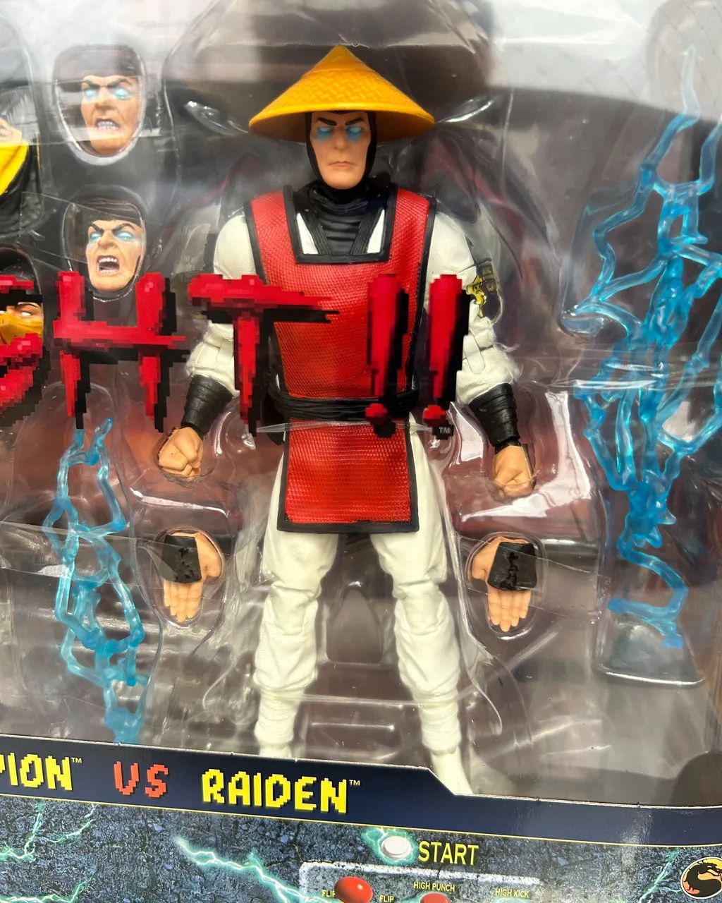 Combo Mortal Kombat Mcfarlane Toys Original Scorpion e Raiden Action Figures Bonecos - Foto 4