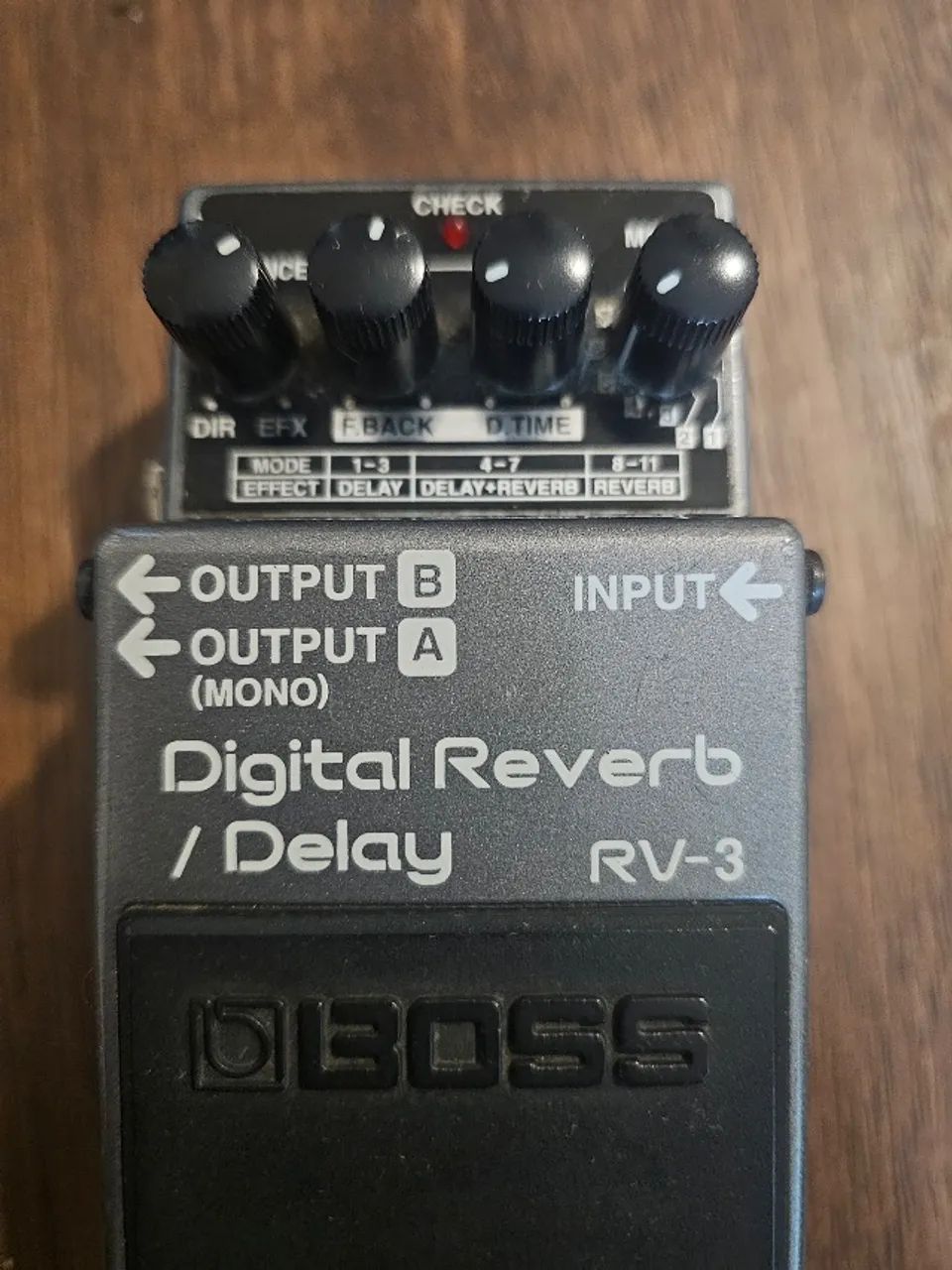 Pedal Digital Reverb Delay - Boss - Instrumentos musicais