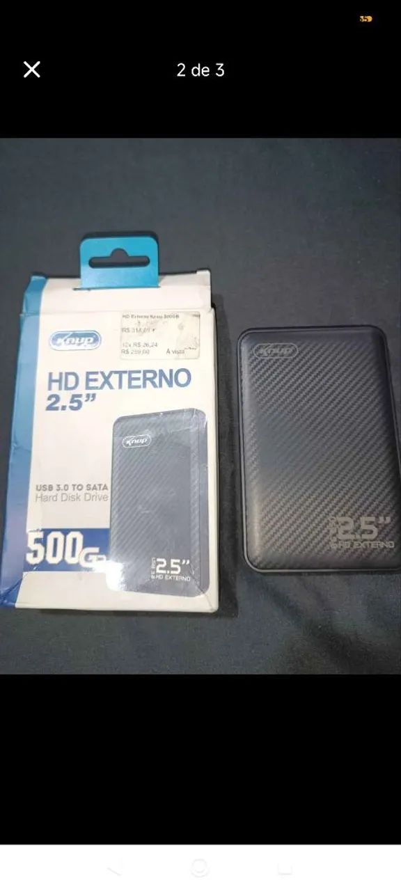 HD externo (500Gb) - Foto 2