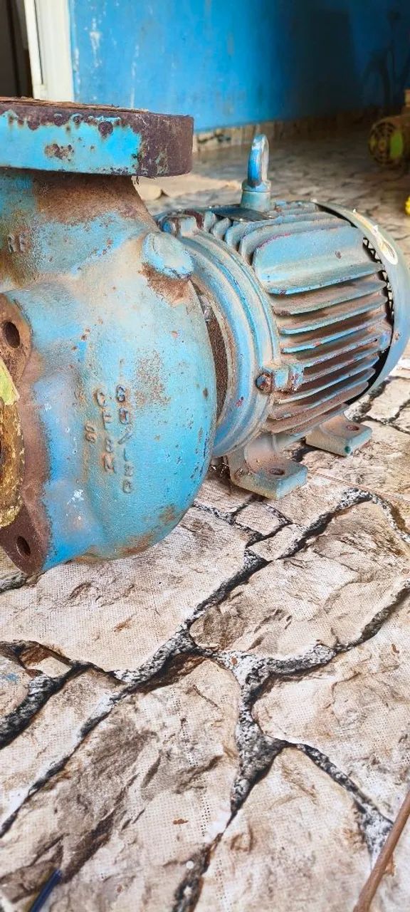 Motor bomba d'água 7,5 CV trifásica funcionando perfeitamente - Foto 2