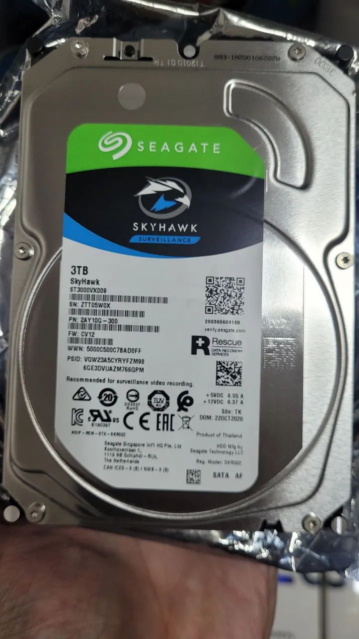 HD SEAGATE SKYHAWK  3TB - USADO