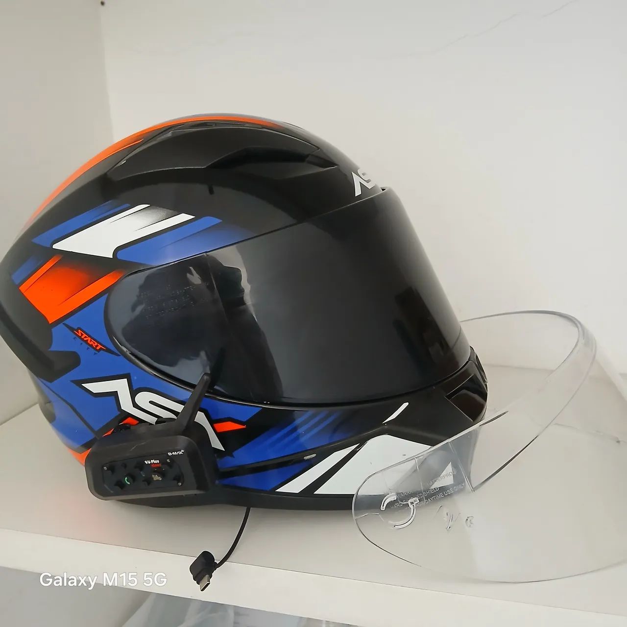 Capacete Asx com Intercomunicador  - Foto 2