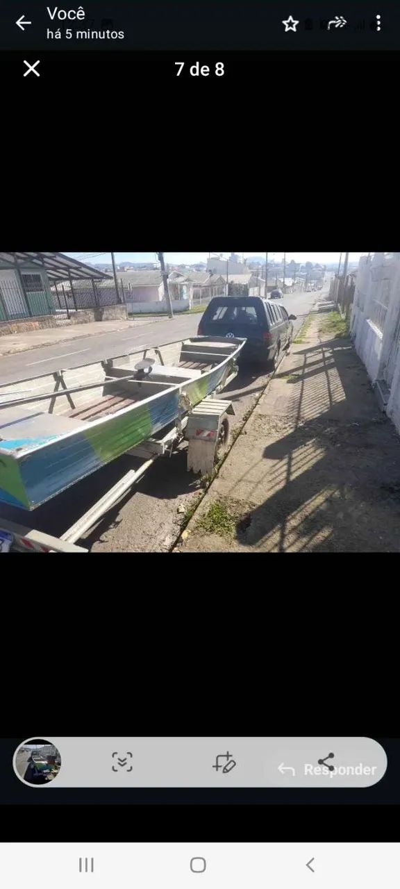 Barco de alumino pantaneiro 