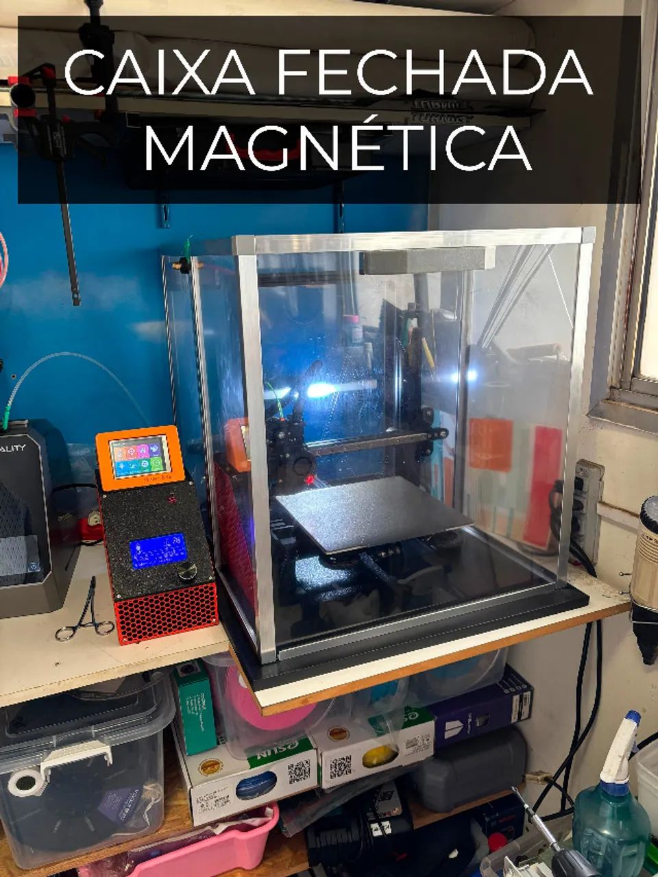 impressora 3d ender 3 fechada pla-abs-tpu