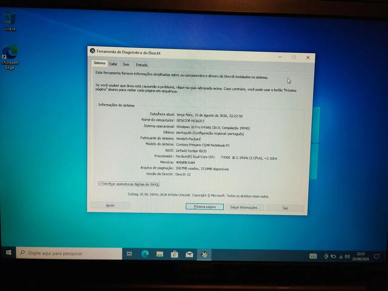 Notebook Compaq Presario CQ40  - Foto 4