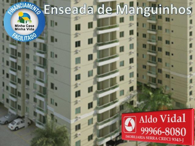 ARV36- Apartamento 2 quartos com suíte e varanda, Manguinhos Serra. - Foto 11