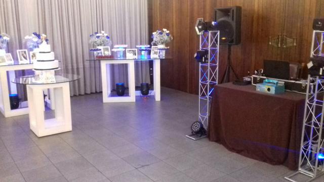 Projeção tela iluminação fumaça microfone aluguel * - Foto 4