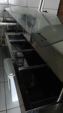 Balcão serve self aquecido para restaurantes ,carro térmico - Foto 3