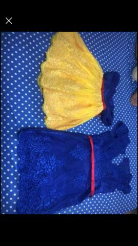 Vestido mãe e filha usado apenas no dia da festa - Foto 3