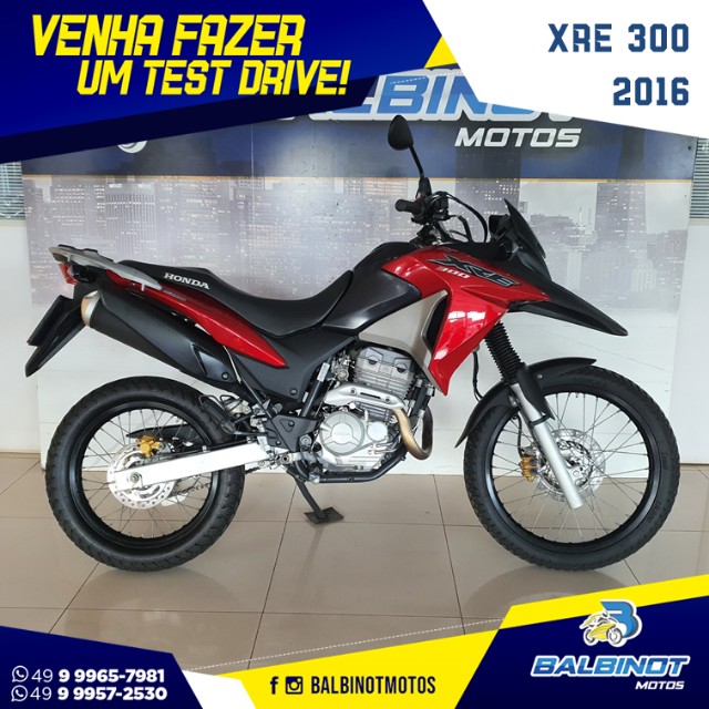 XRE 300 2016 VERMELHA