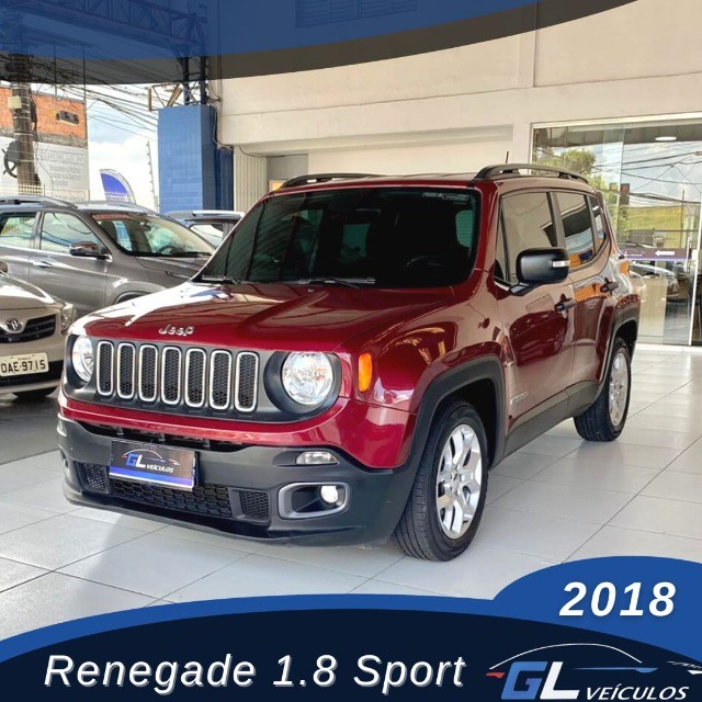 JEEP RENEGADE SPORT 1.8 AUT COMPLETO ENTRADA 10.000-2018