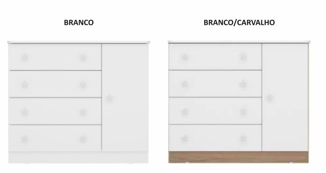 Cômoda infantil nova montagem grátis - Foto 2