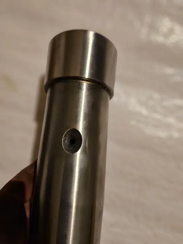 Pa carregadeira trator rodas caterpillar pino novo original 3089894 2v4700 - Foto 4