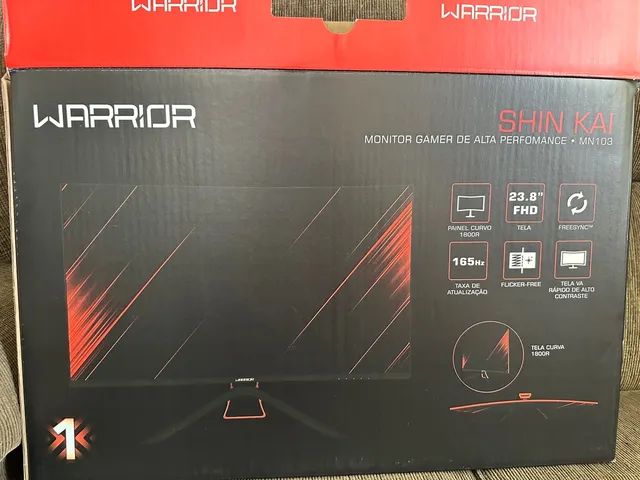 Vendo monitor Semi-novo Warrior SHIN KAI - Computadores e