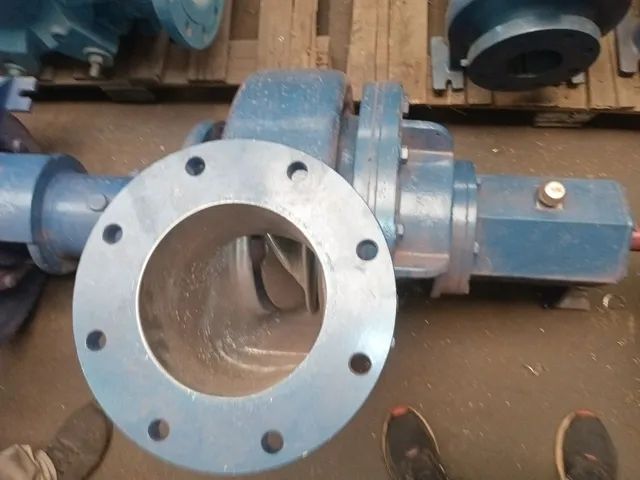Bomba de inox rotor aberto