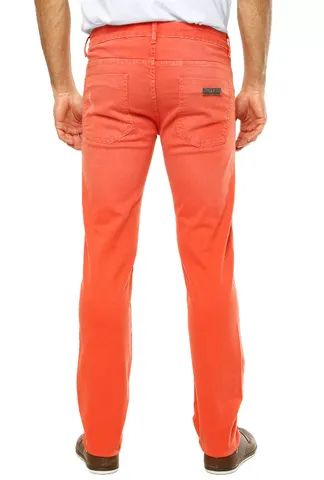 Calça Sarja Sommer Laranja NOVA - Foto 2