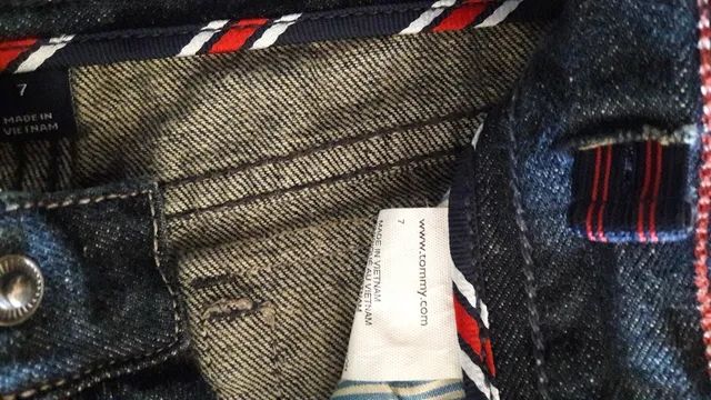 Calça Jeans Infantil Tommy Hilfiger Straight ( Original) Freedom tam 7 - Seminova ótima - Foto 3