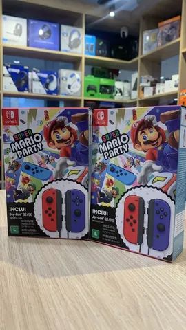 Controle Switch Joy Con + Mario Party