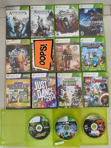 Jogos de Xbox 360 Originais. R$60 cada. Semi novos, Capa e Manual Originais.