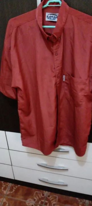 Camisa nova tamanho GG de seda - Foto 3