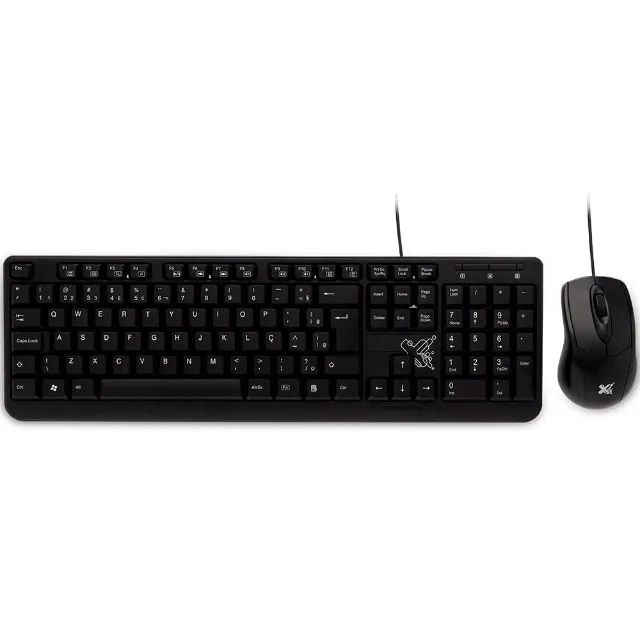 Teclado + Mouse Maxprint Essential, ABNT2 - Loja Natan Abreu 