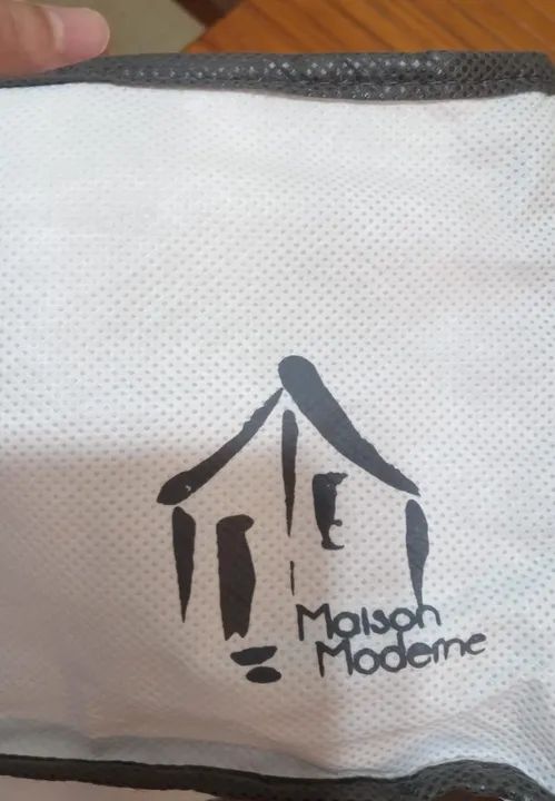 Organizador Multiuso Roupa de Cama branco Maison Modern - Foto 3