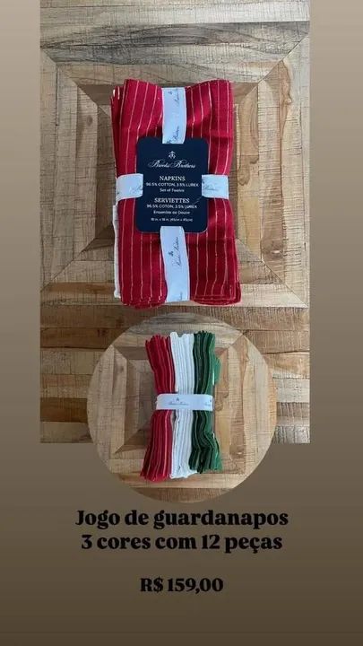 MESA POSTA - itens diversos - Caminhos de Mesa, Jogos Americanos, Guardanapos entre outros - Foto 2