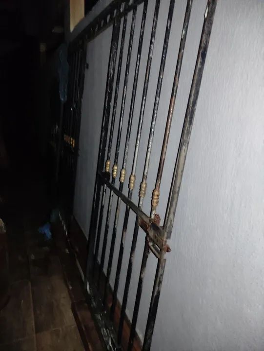 Portão de Ferro com Detalhes em Ouro - Foto 5