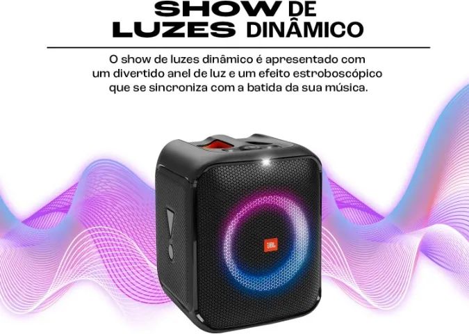 JBL, Caixa de Som, Bluetooth, Party Box, Encore Essential - Foto 3