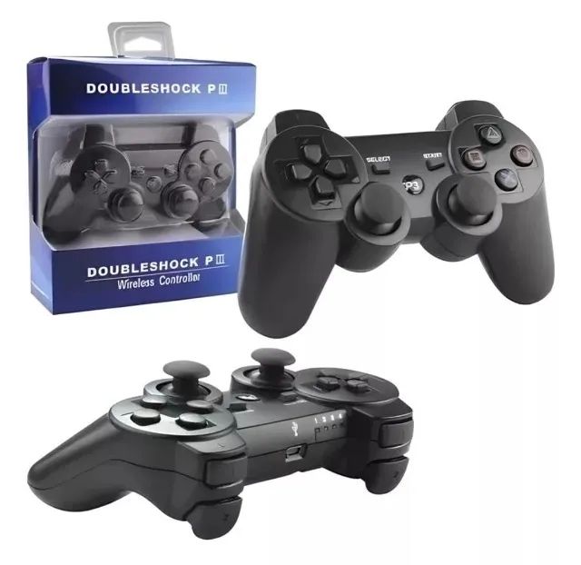 Kit 2 Controles Para Playstation 3 Ps3 Sem Fio