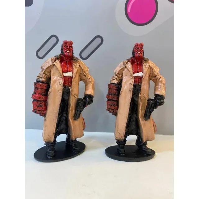 Boneco Hellboy Filme miniatura em Resina - Foto 4