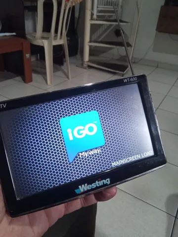 GPS com tv digital 6 Pol .entrada cartão para MP3 .vídeos e fotos - Foto 2