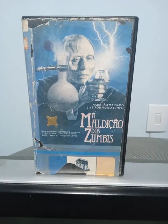 A maldição dos zumbis Vhs original 