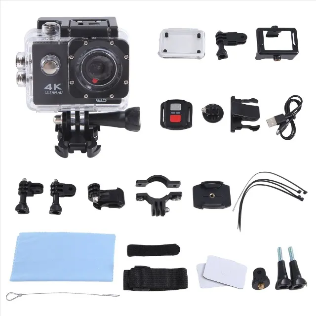 Câmera Filmadora Sport 4k Ultra Hd Dv Wi-fi Completa
