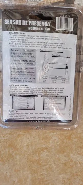 Sensor de presença  - Foto 2