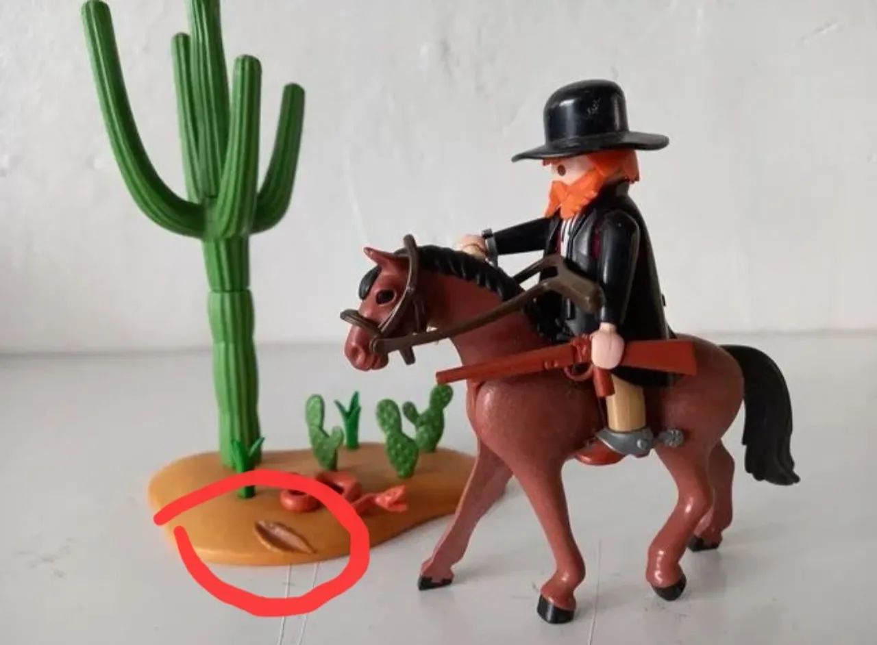 Playmobil Sherife Faroeste LEIA O ANÚNCIO - Foto 6