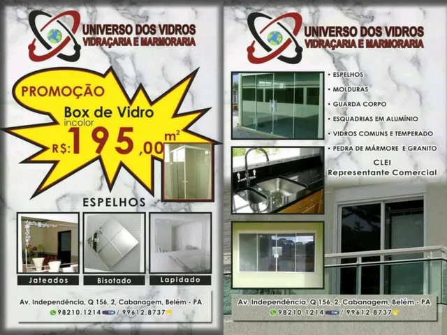 Promoção de Box para banheiro