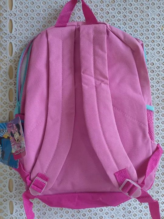 Mochila Infantil Nova da Minnie com lancheira  - Foto 4
