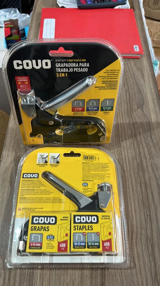 Kit Grampeador profissional 3 em 1 com mil grampos - Foto 2