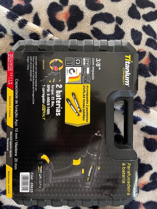 Parafusadeira titanium carbon 21v