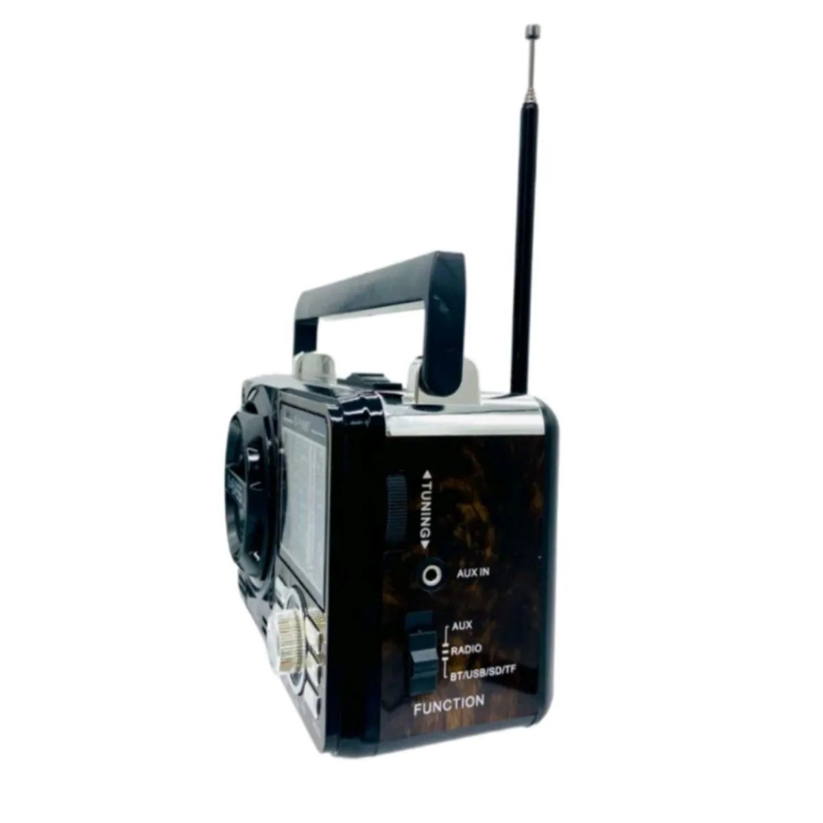 Rádio AM/FM Portátil com Bluetooth e Entrada Auxiliar - Foto 4