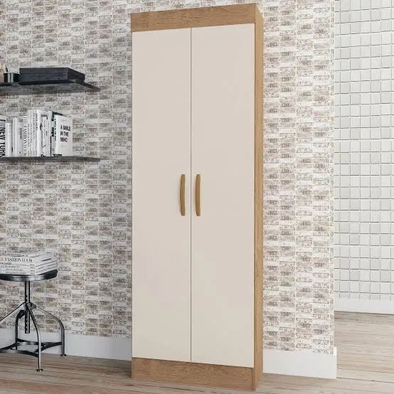 Armário Multiuso 2 Portas Novo Off white 