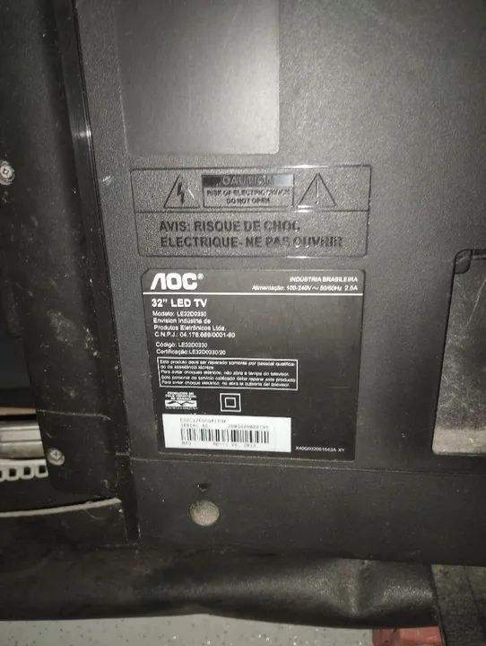 Vendo tv LCD AOC 