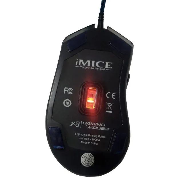 Mouse Gamer iMice X8 Gaming 3.600DPI - WZetta - Foto 4