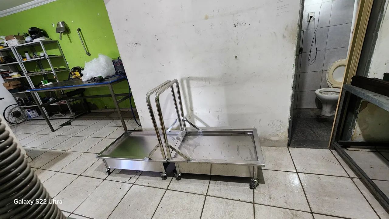 Carrinho transportador inox - Foto 2