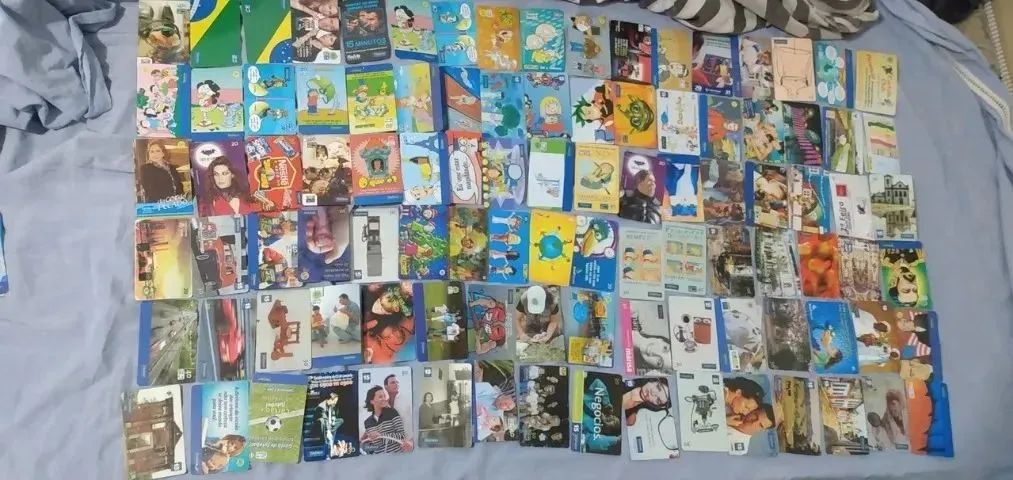 coleção Cartões telefônicos antigos - Foto 2