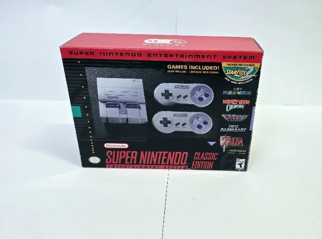 Console Snes Classic Original - Super Nintendo - Na Caixa - Como novo